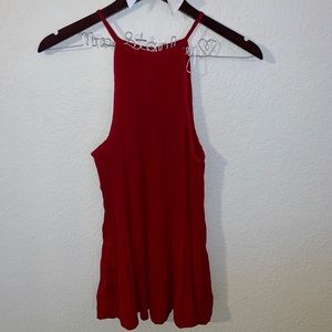 BKE red High Neck Tank